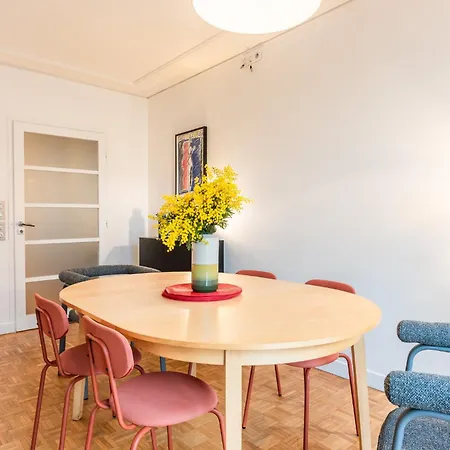 Apartment Luxury Flat With Balcony - 6 Guests - Near Metro *