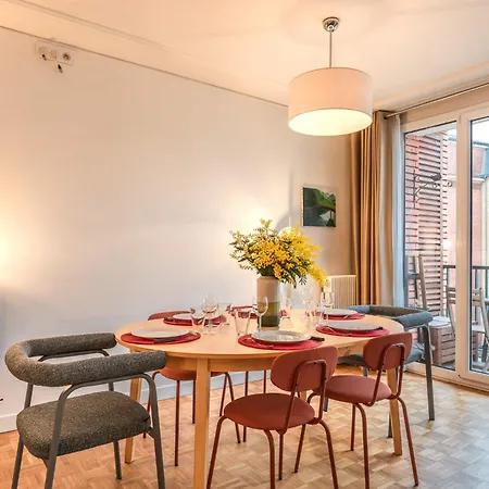 Apartment Luxury Flat With Balcony - 6 Guests - Near Metro Paris